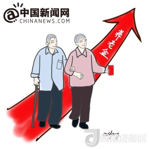 漫畫：養(yǎng)老金迎“14連漲”。 作者：王珊珊