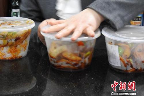 包裝外賣。受訪者供圖